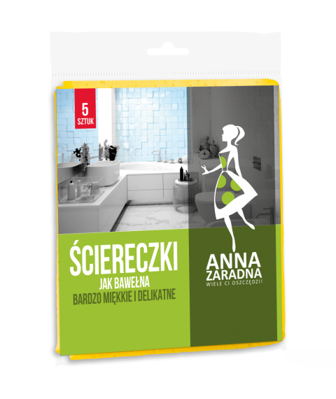 Lavete din bumbac, 5 bucăți, Anna Zaradna